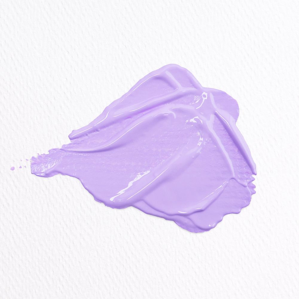 Purple paint smudge textured psd brush stroke creative art graphic