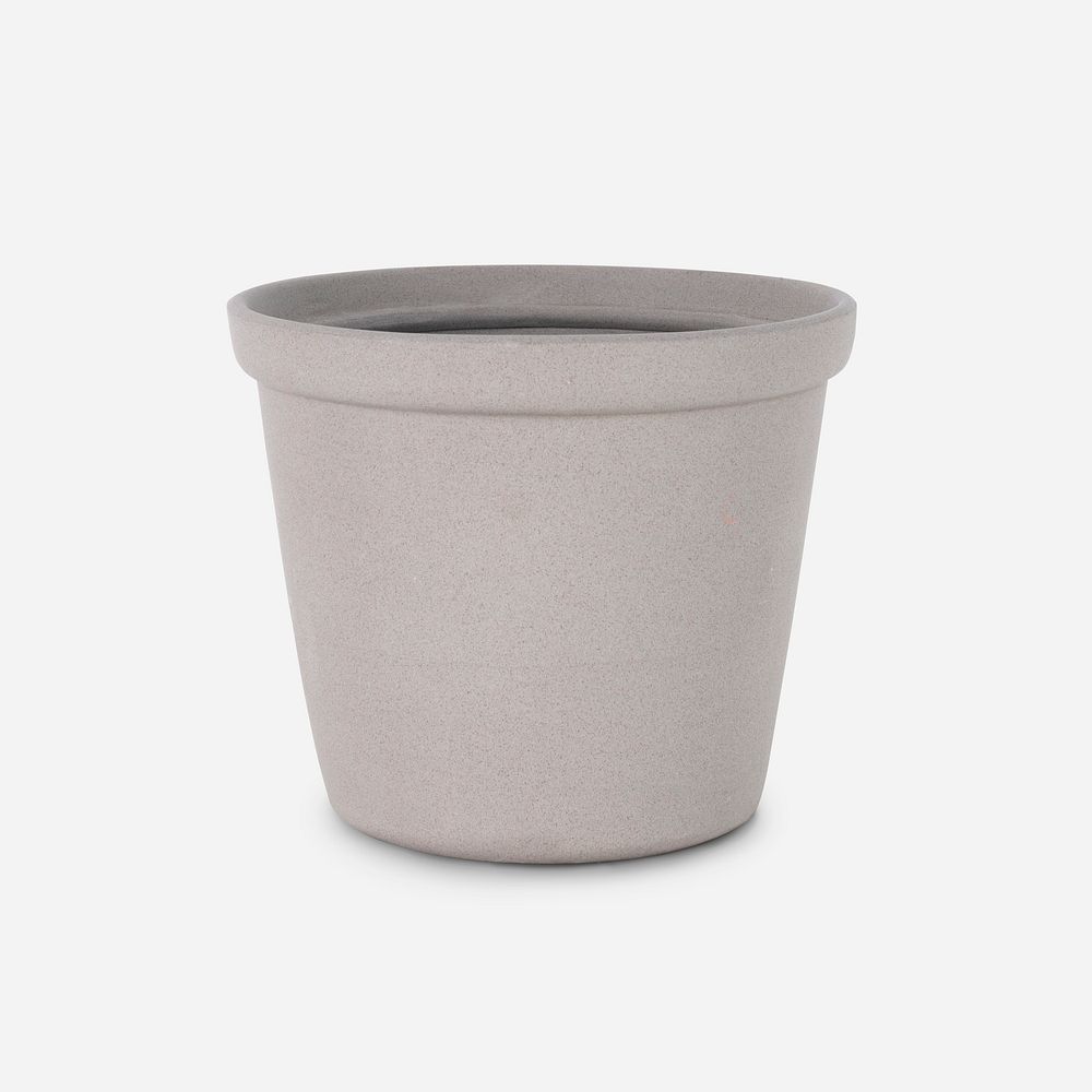 Concrete plant pot psd mockup for home decor