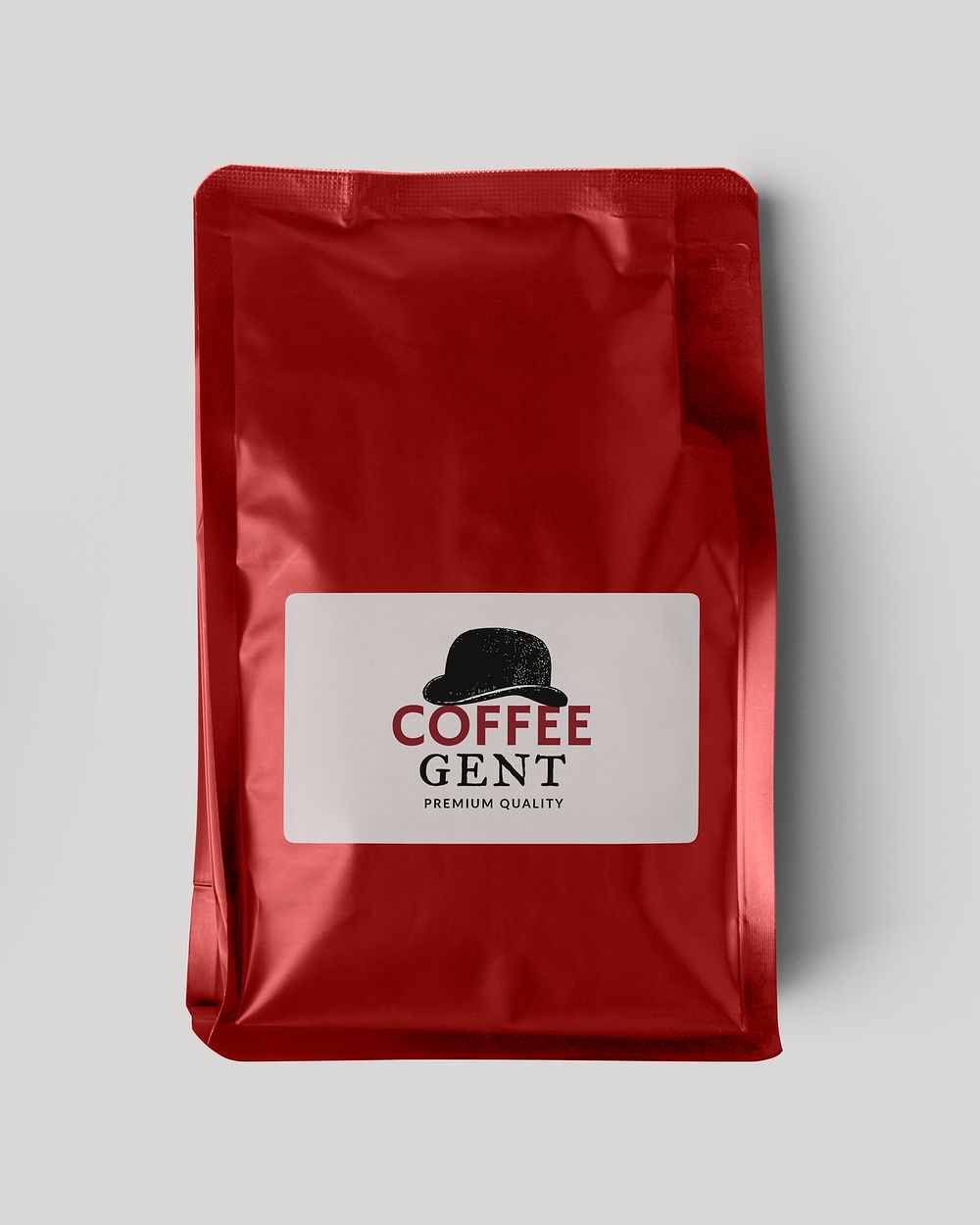 Coffee bag mockup psd, product packaging design
