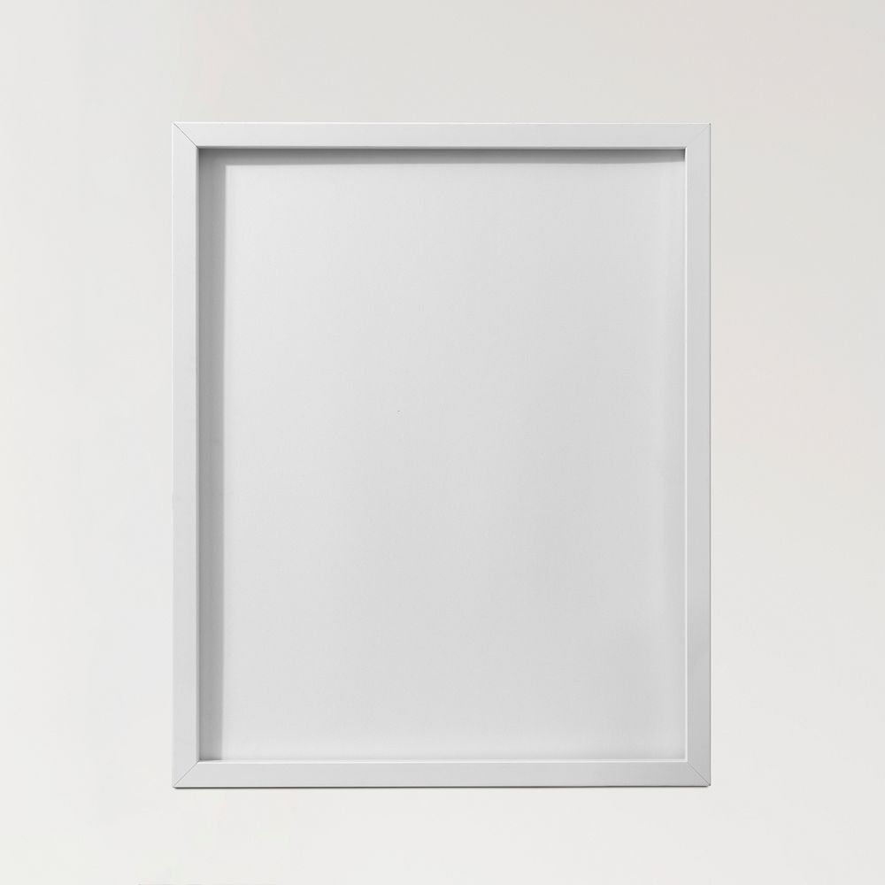 Blank white frame, design space, home interior design