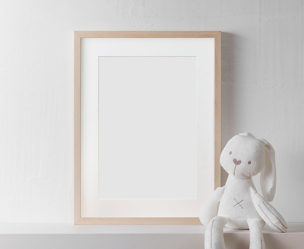 Blank picture frame, kids room decoration