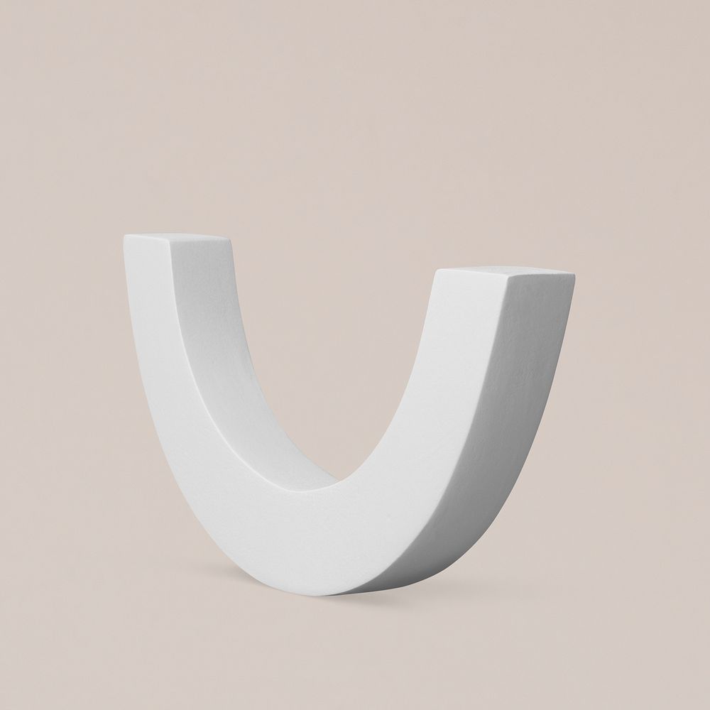 Gray arch shape, geometric design element