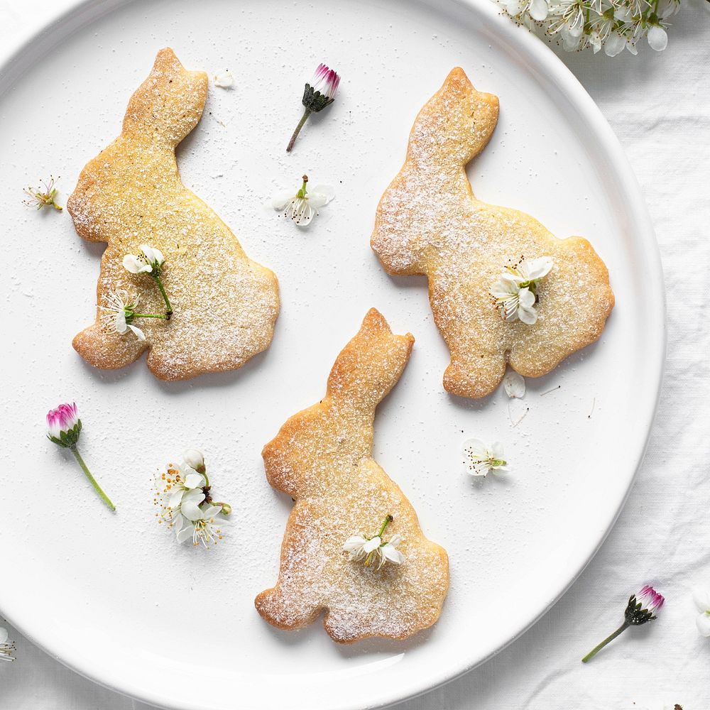 Homemade sugar bunny cookies recipe