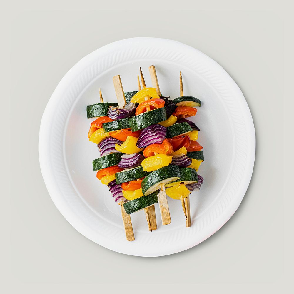 Grilled vegetable skewers recipe idea