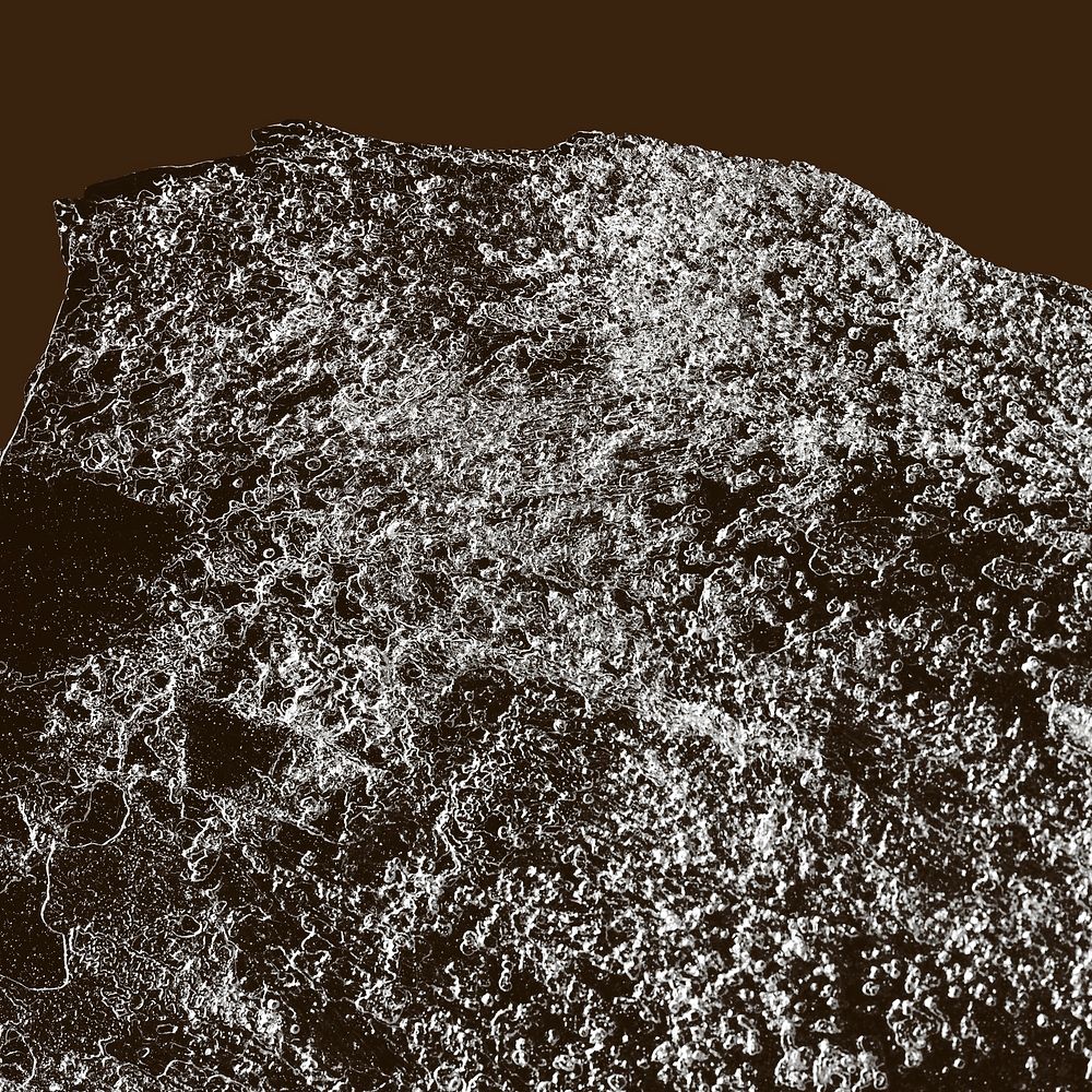 Ice surface texture design element macro shot on a dark background