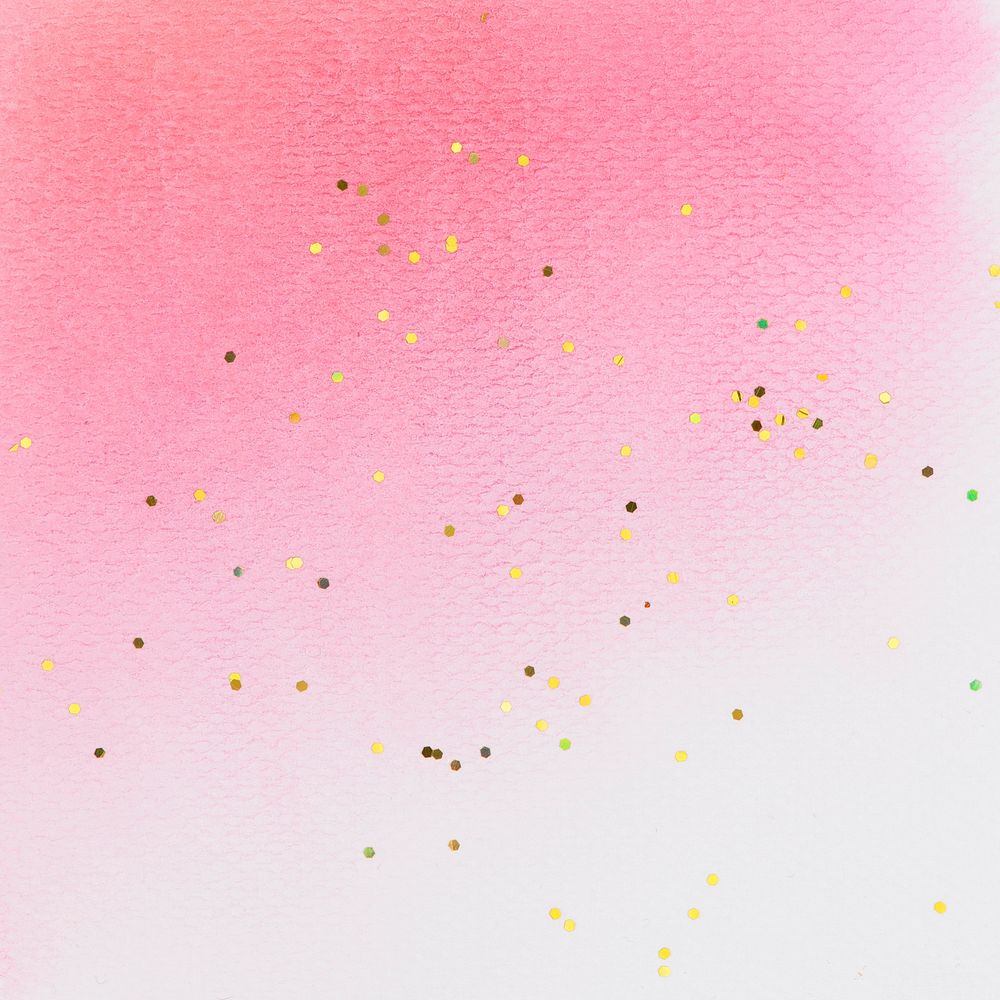 Glittery two tone watercolor background