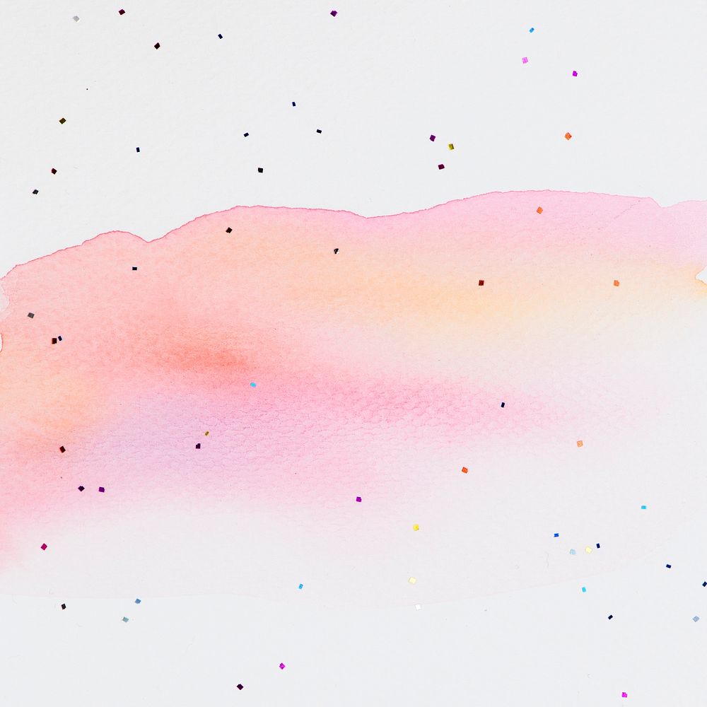 Glittery pink watercolor texture background