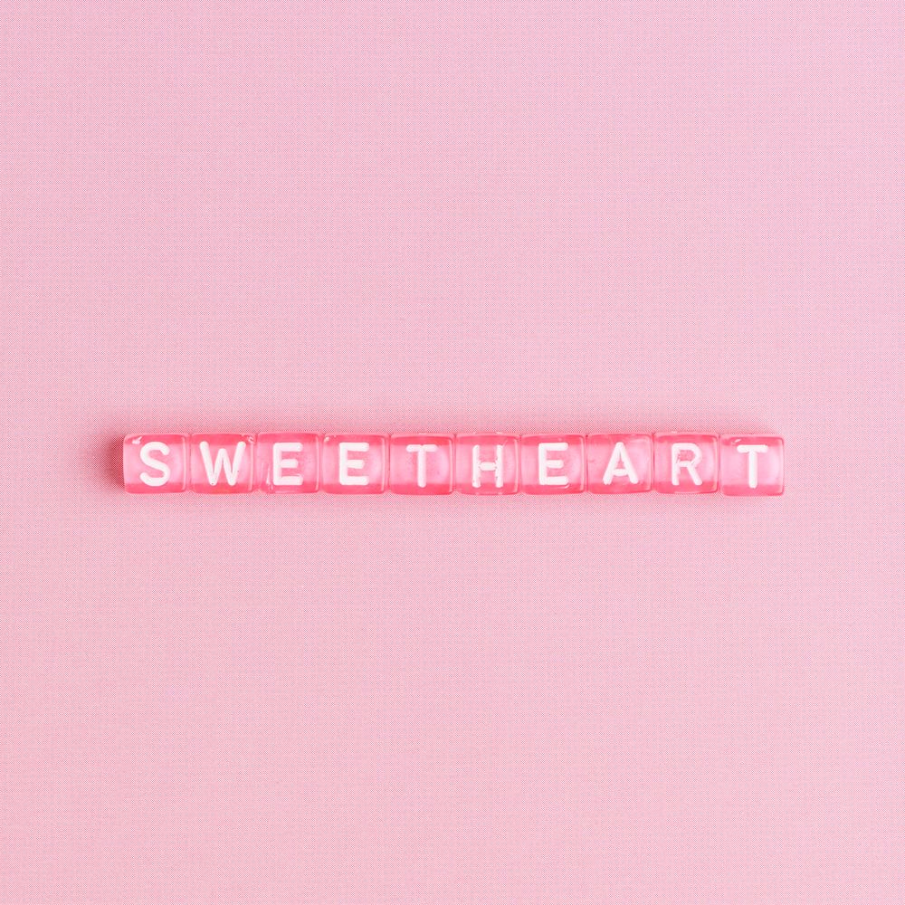 SWEETHEARTbeads lettering word typography
