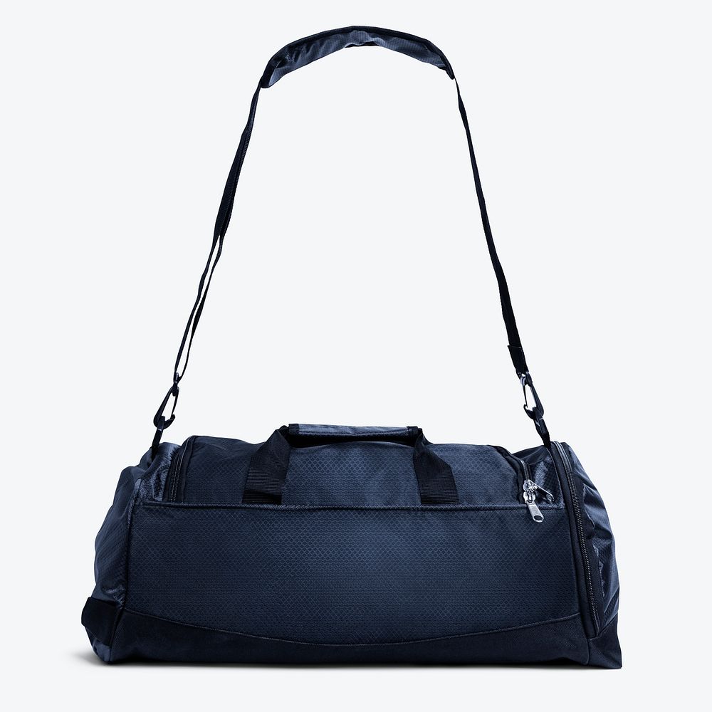 Blue duffle bag unisex accessory