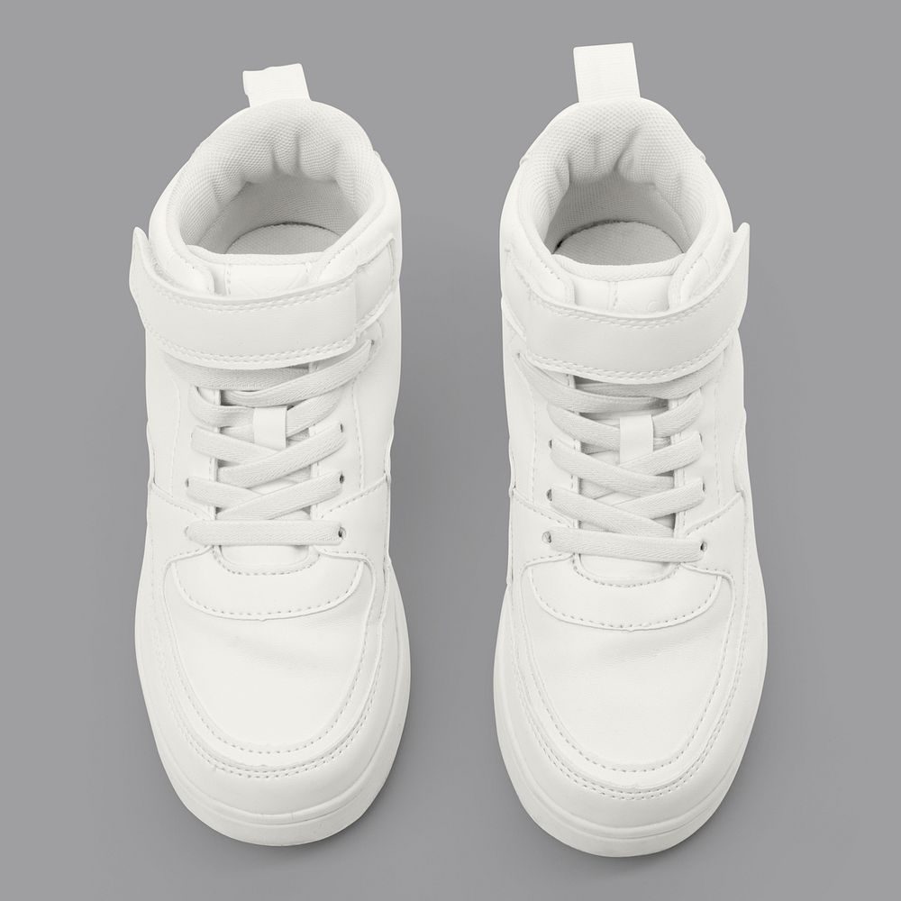 White high top sneakers unisex streetwear fashion