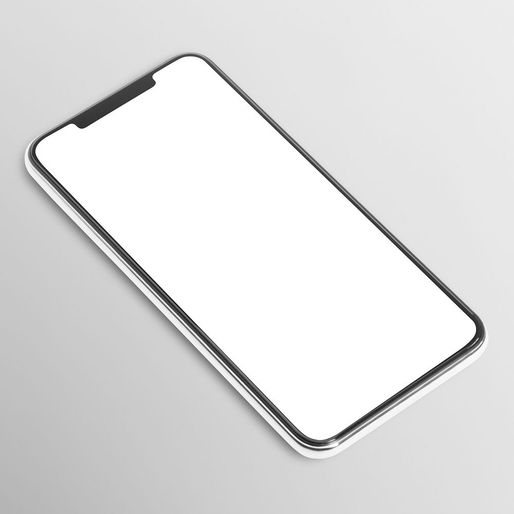 Mobile app showcase mockup psd phone screen