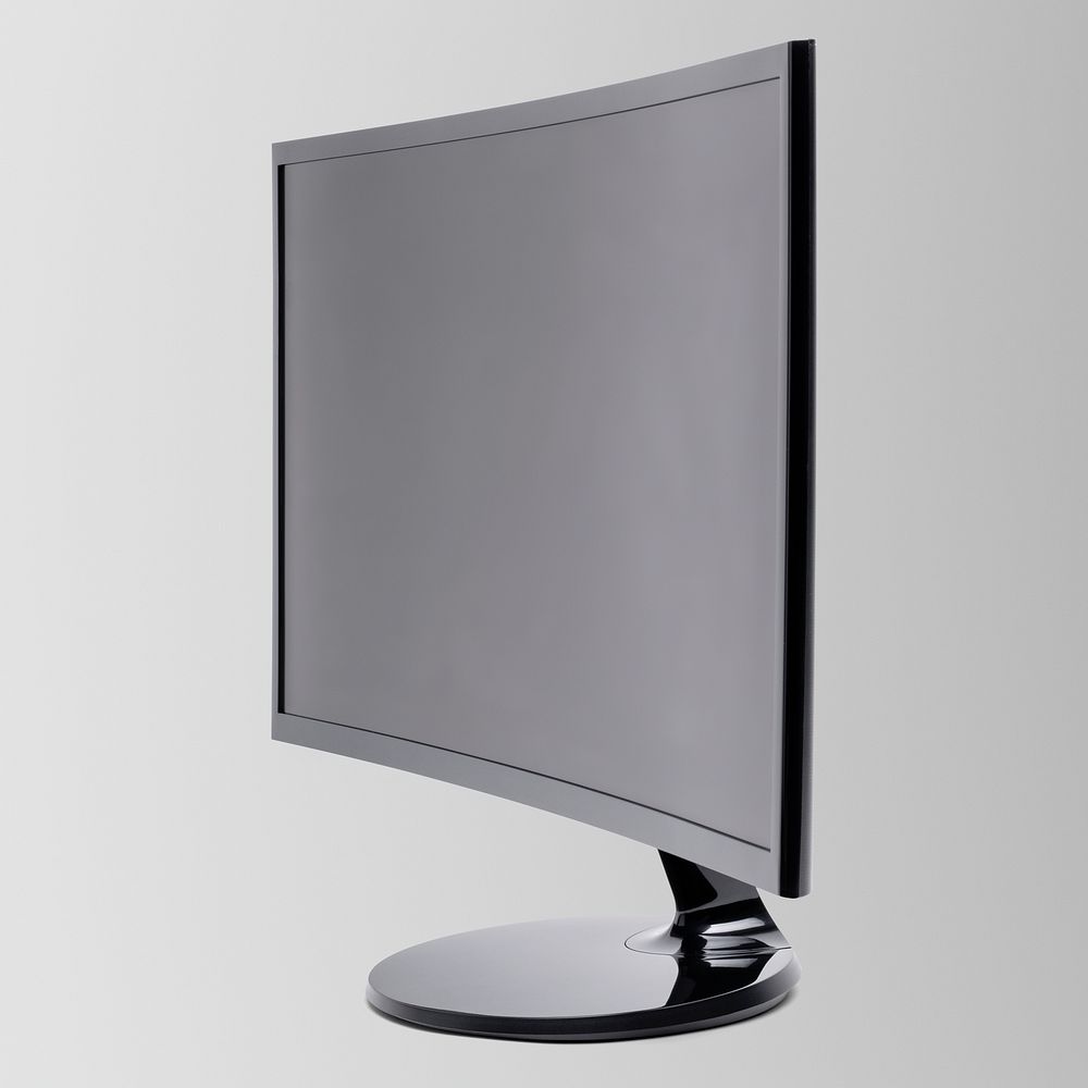 Computer curvy monitor digital device