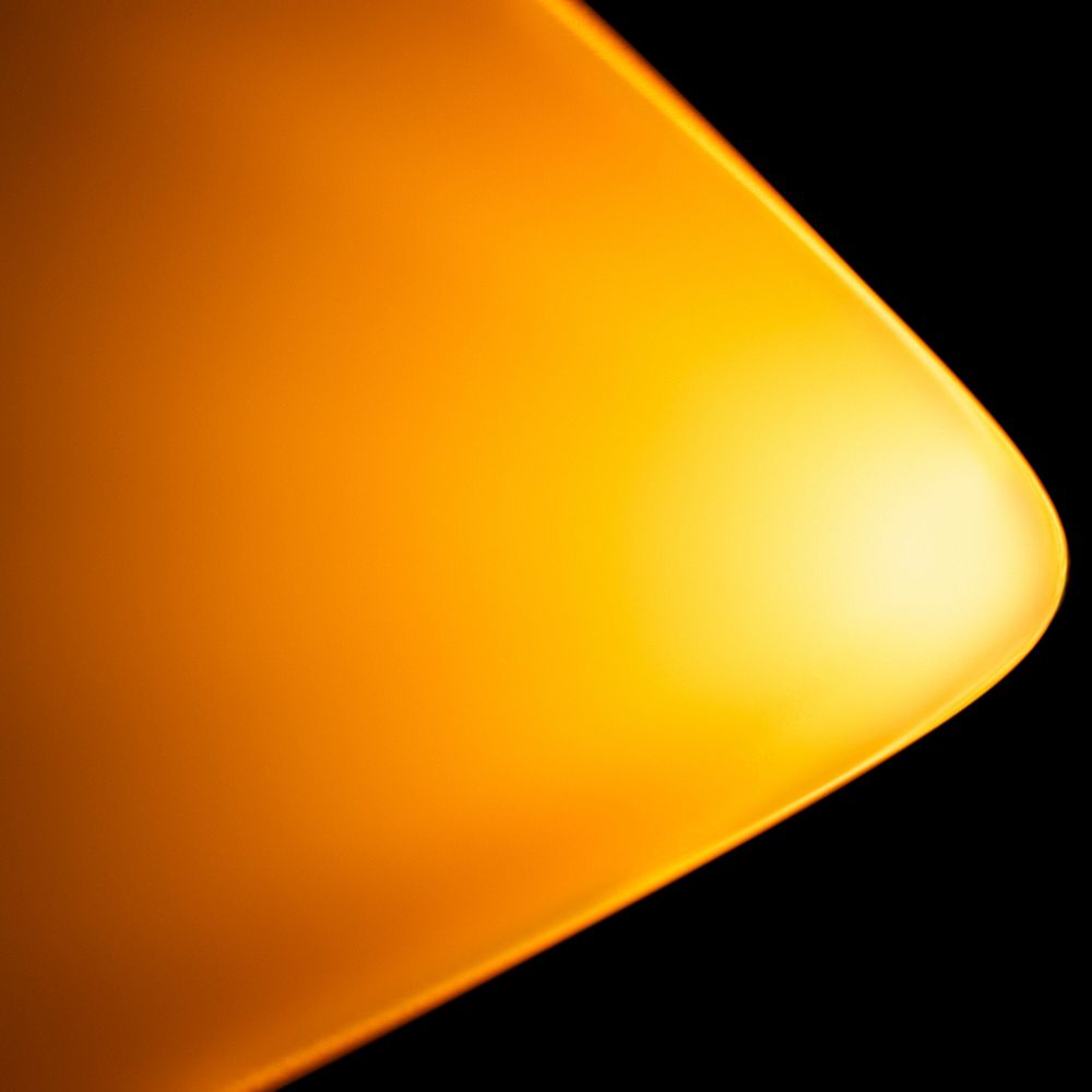 Yellow light background with sunset projector lamp