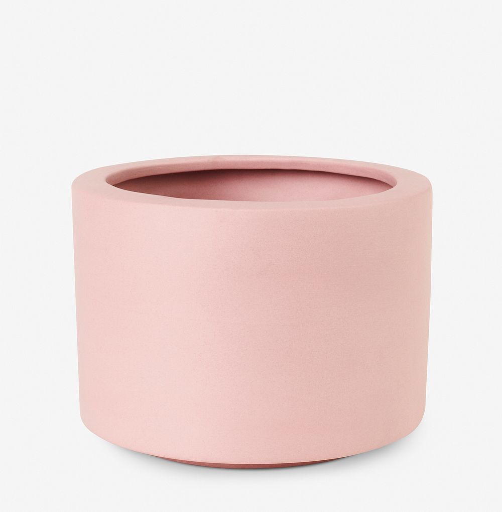 Pink minimal ceramic plant pot