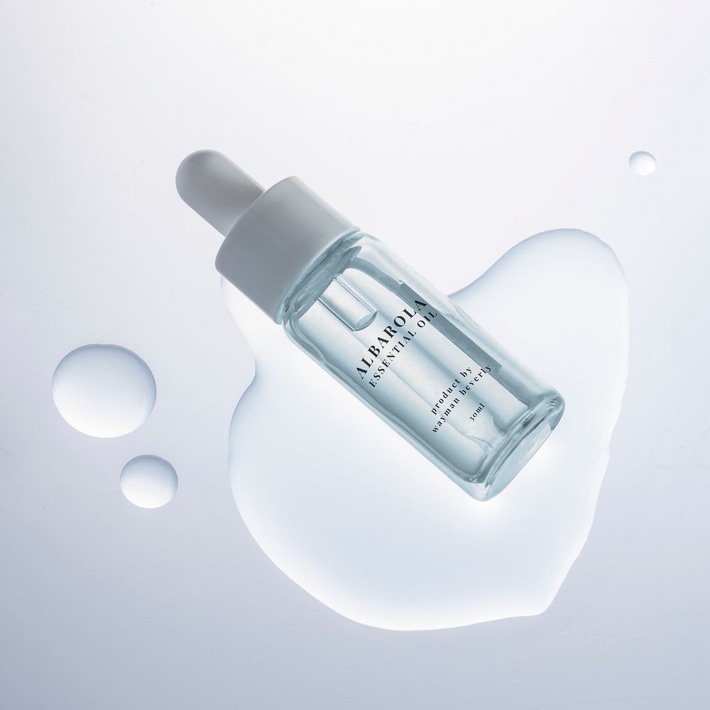 Serum bottle mockup psd product packaging for beauty and skincare