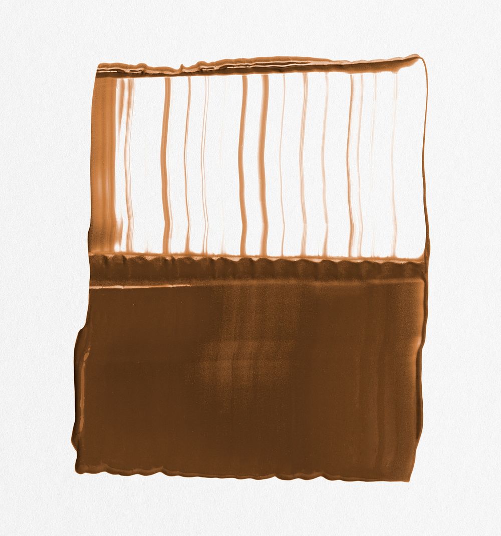 Brown comb painted texture psd square abstract DIY graphic experimental art