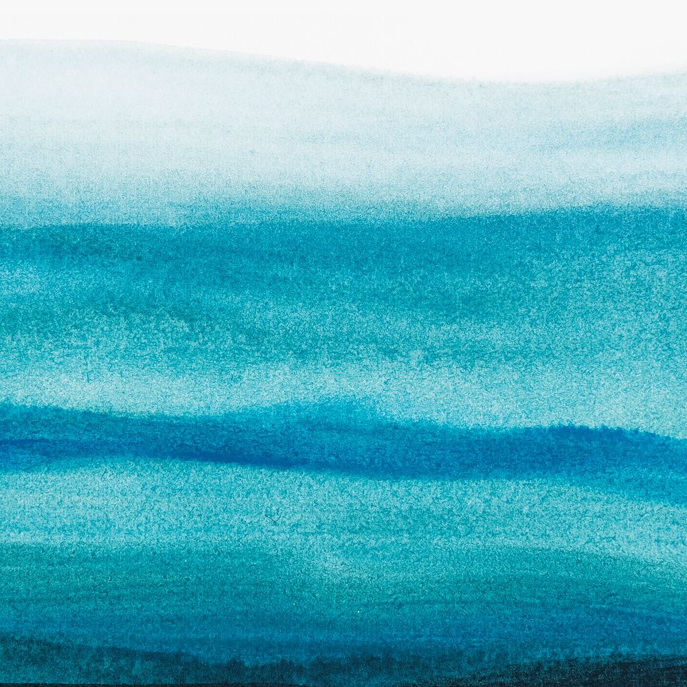 Ombre blue watercolor background  abstract style