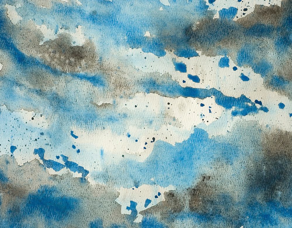 Abstract watercolor painting. Free public domain CC0 photo.