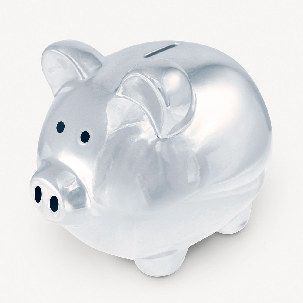 Piggy bank, finance isolated image on white background