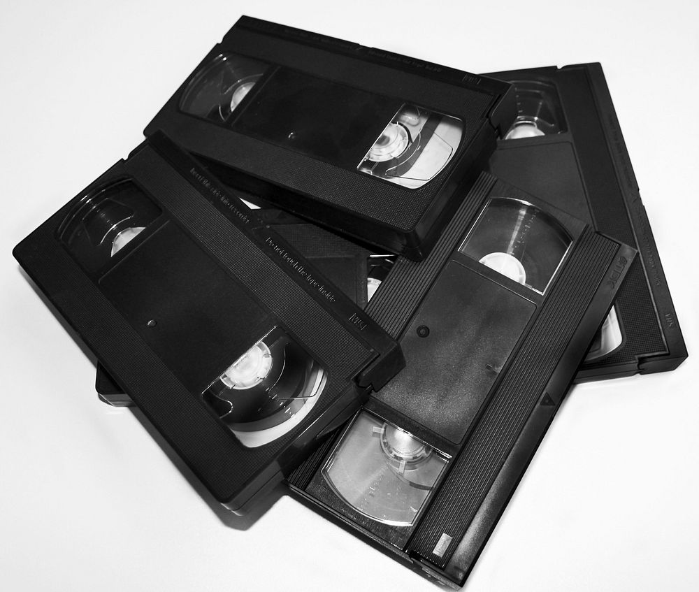 Free video tape image, public domain vintage CC0 photo.