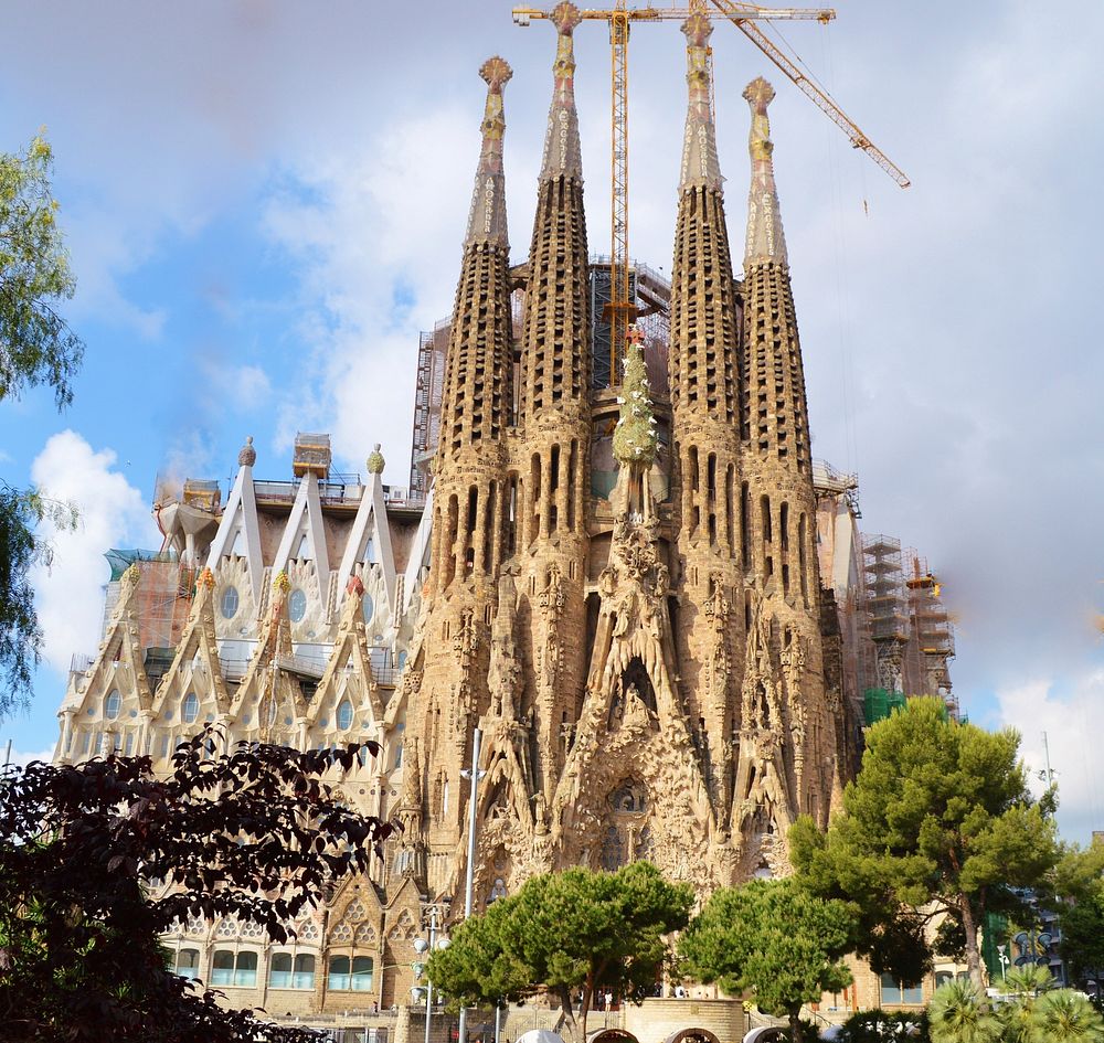 Free Sagrada Familia, Barcelona, Spain photo, public domain travel CC0 image.