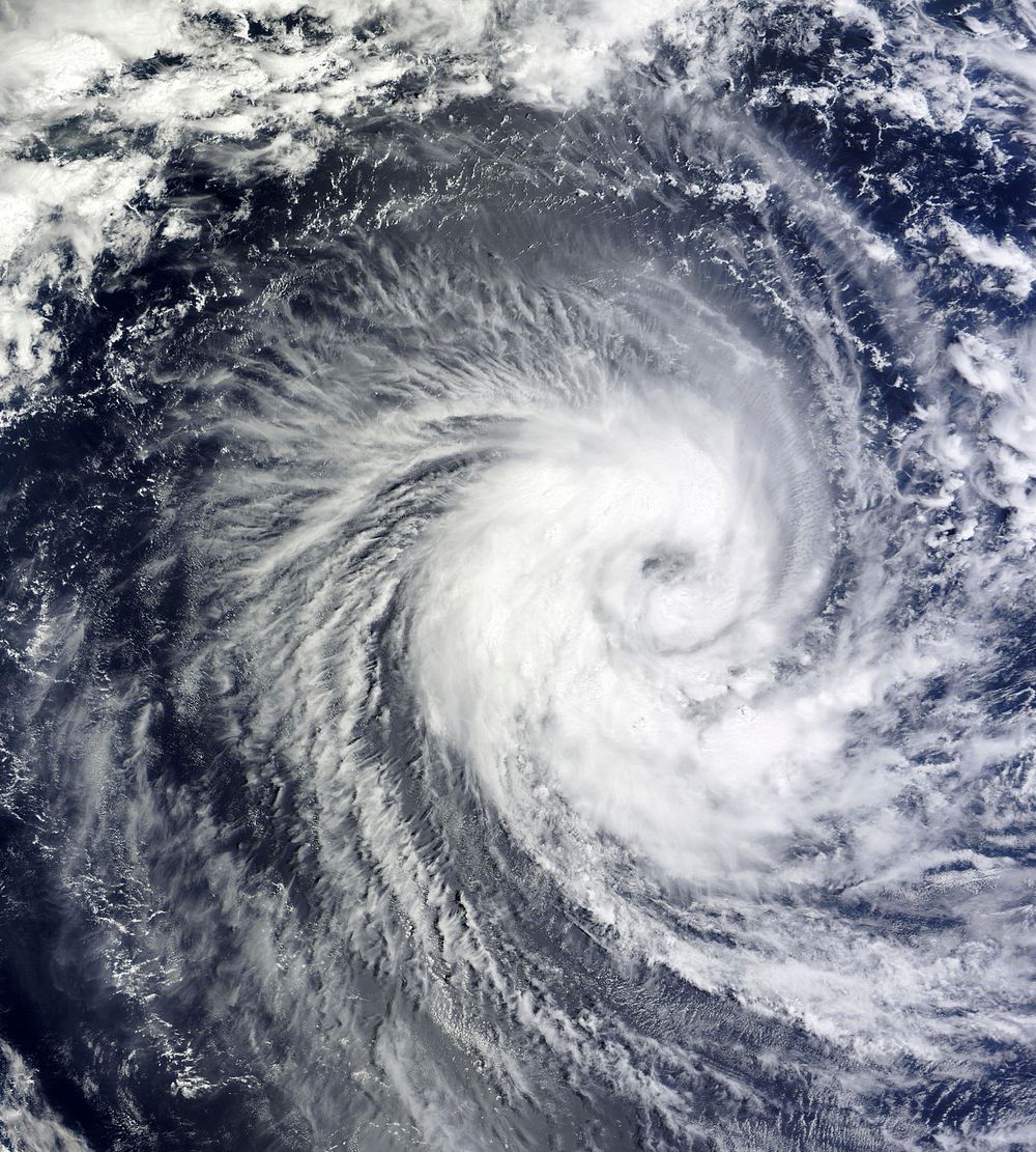 Free Hurricane, satellite aerial view image, public domain sky CC0 photo.