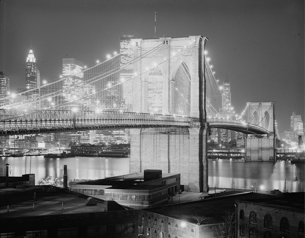 Free Brooklyn Bridge image, public domain CC0 photo.