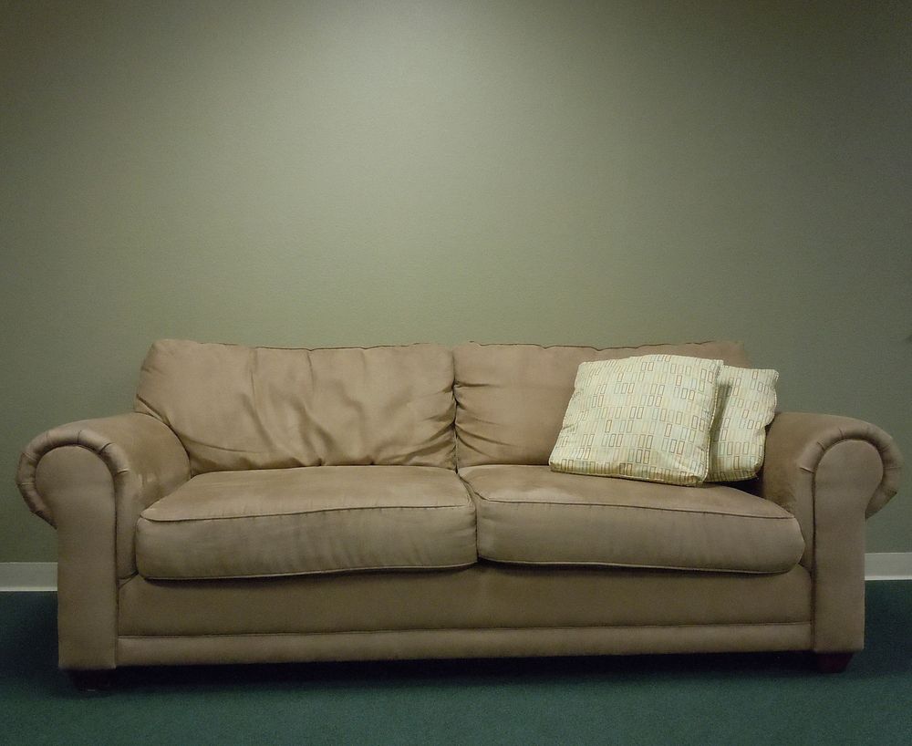 Free couch photo, public domain interior CC0 image.