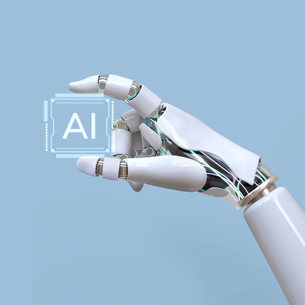AI chip artificial intelligence psd, future technology innovation