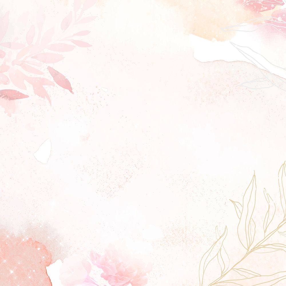 Flower wedding background, aesthetic border design vector, remixed from vintage public domain images