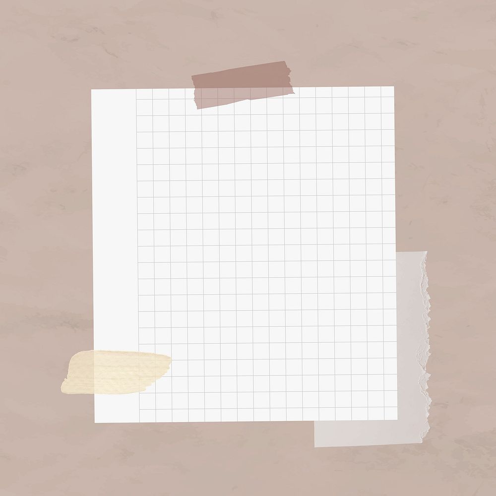 Digital note psd grid paper element