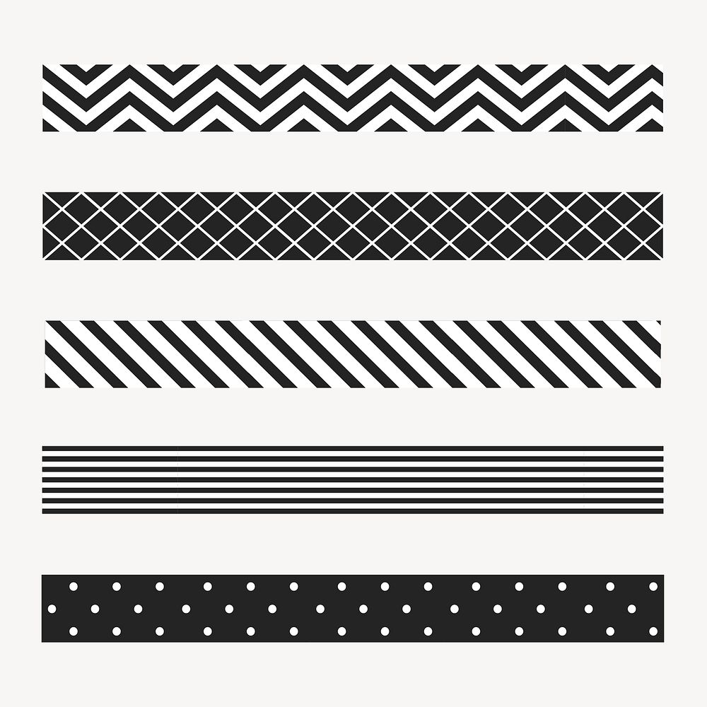 Seamless pattern brush illustrator vector set