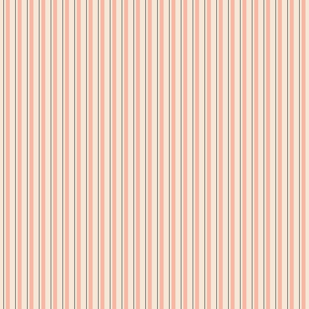 Peachy pink striped pattern background, seamless design psd