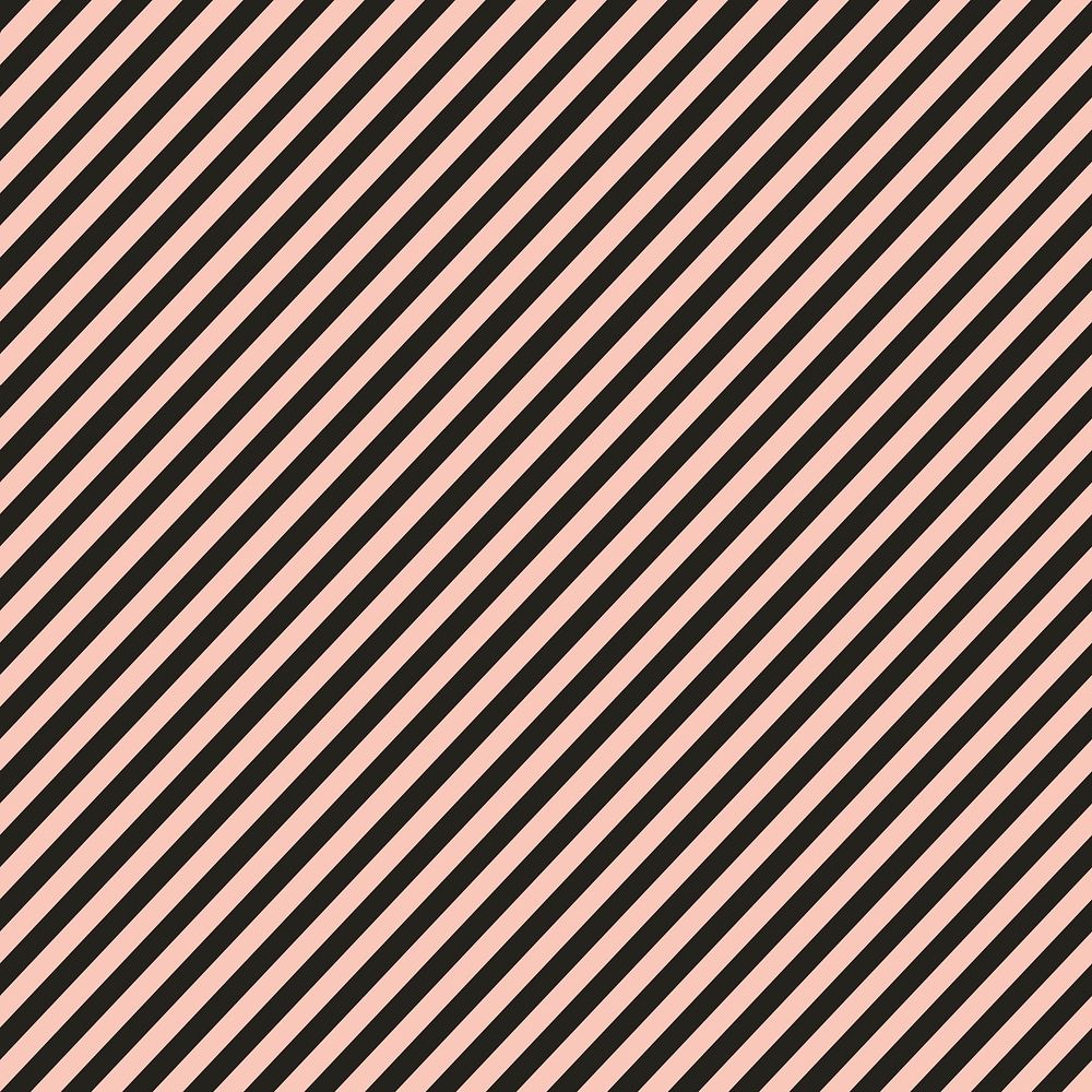 Aesthetic pattern background, black line seamless psd