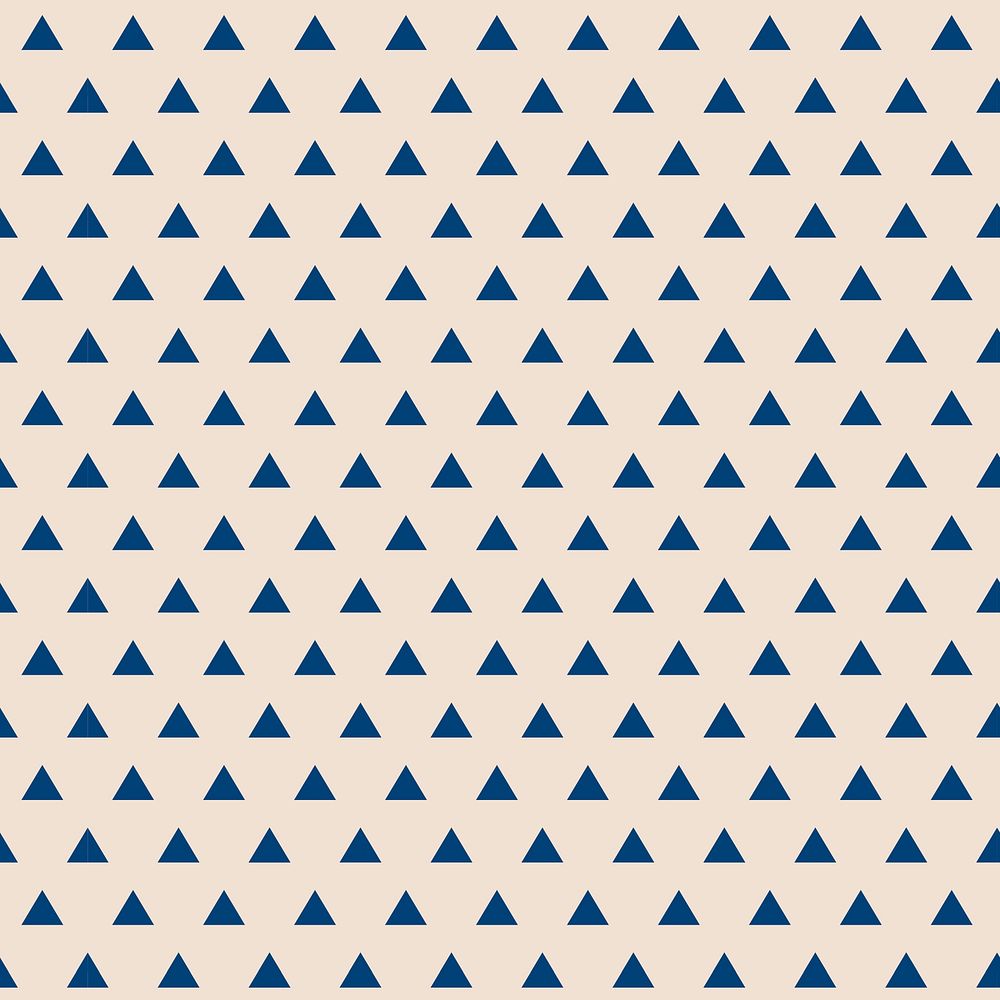 Tribal pattern background, geometric triangle in beige psd