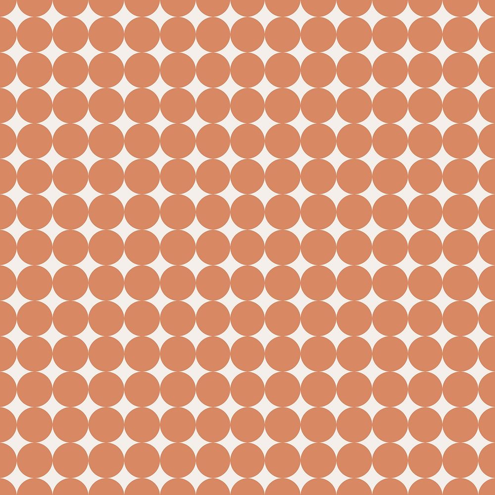 Aesthetic circle background, geometric pattern in orange psd