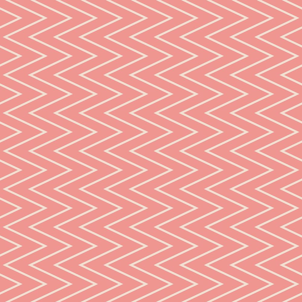 Zig-zag pattern background, pink seamless vector