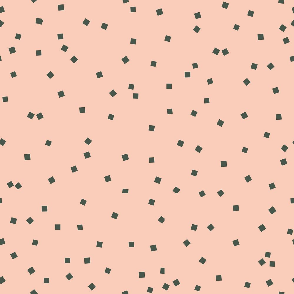 Pink blocks pattern background, geometric seamless vector
