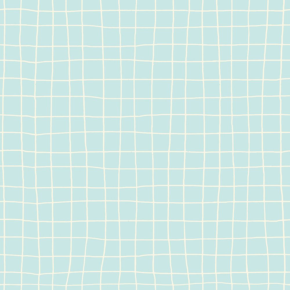 Aesthetic grid pattern background, seamless line in blue psd