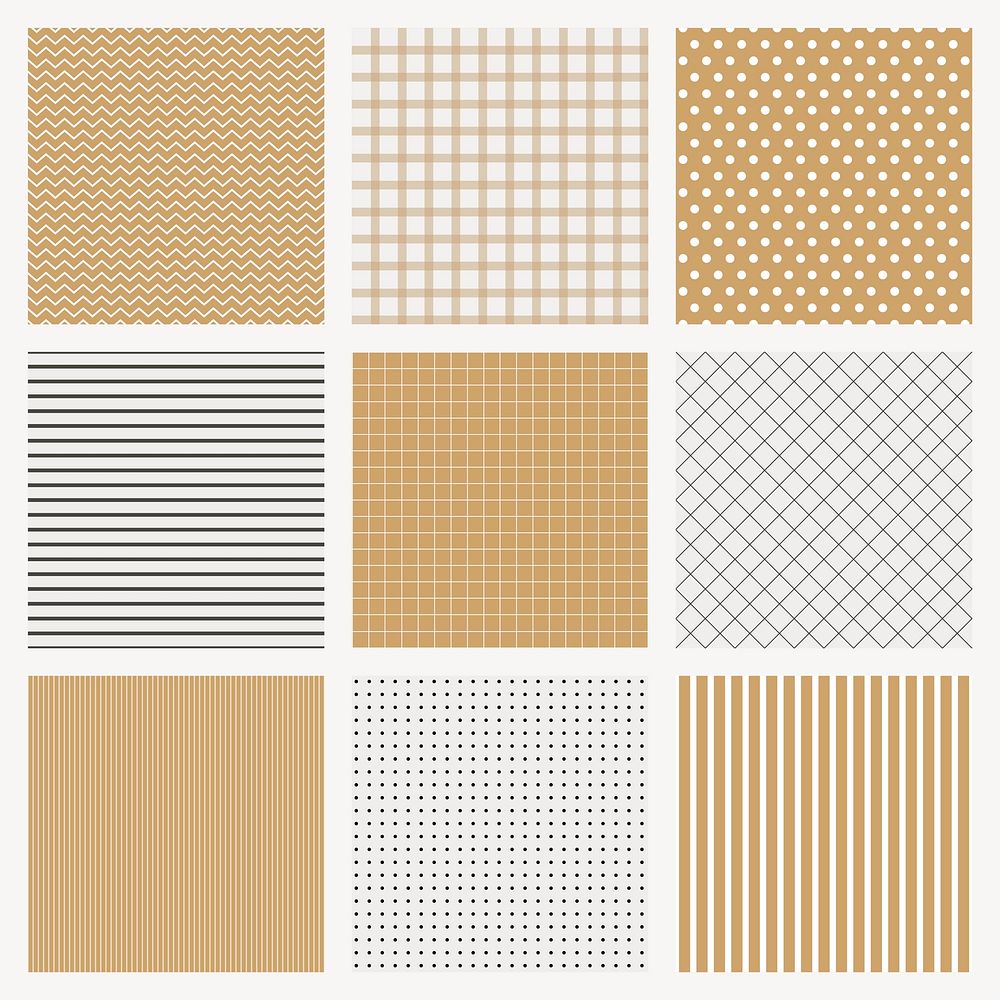 Simple pattern background, brown design psd