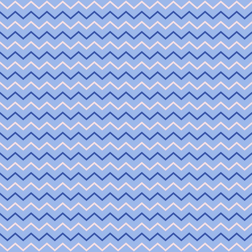 Seamless chevron pattern background, blue abstract vector