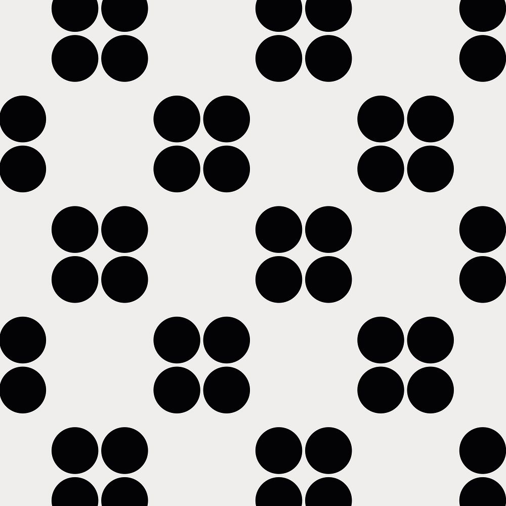Circle shape pattern background, black geometric psd