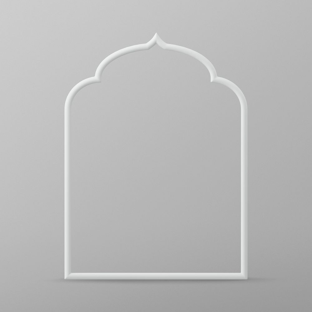 Ramadan Instagram post frame background, 3D illustration