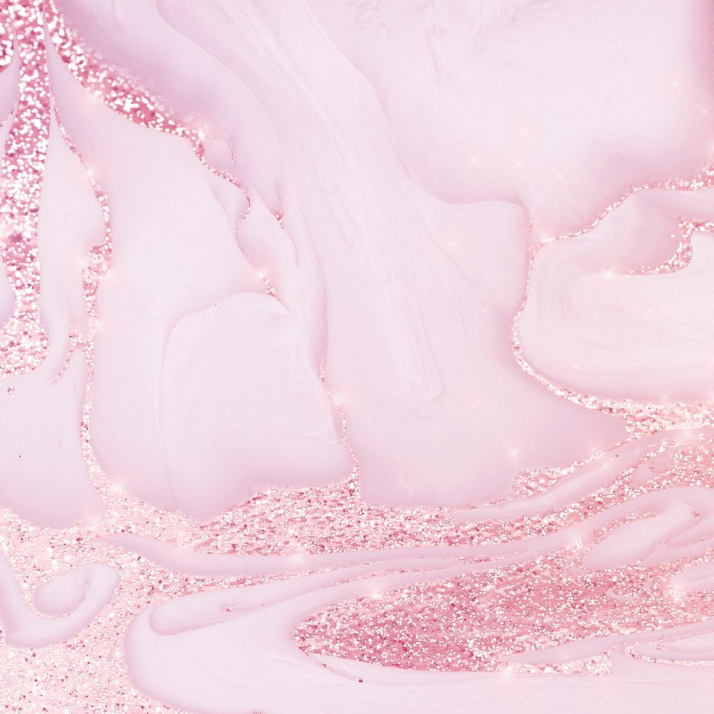 Pink fluid texture background, luxury glitter design
