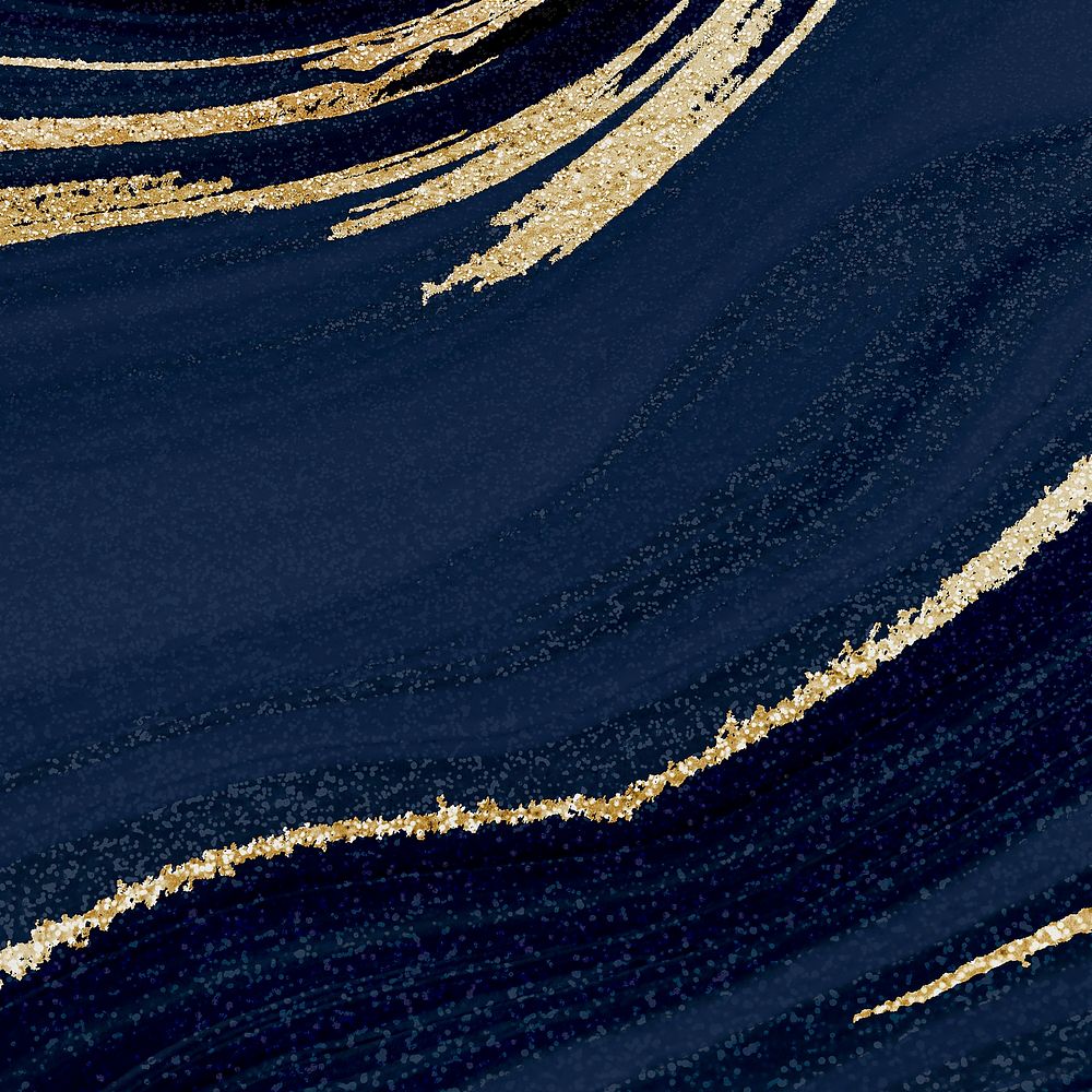 Luxury blue background, gold glitter design