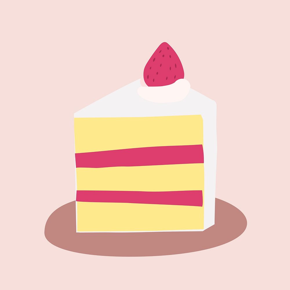 Cute cake clipart, party design