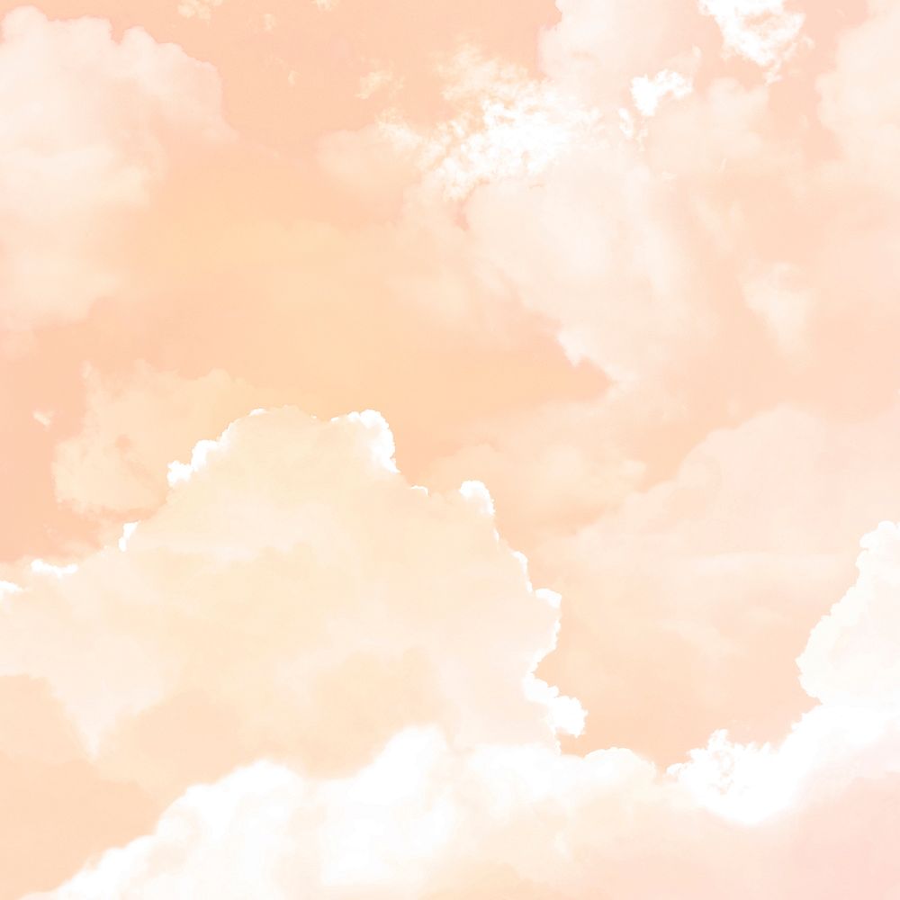 Pastel cloud background, dreamy nature design