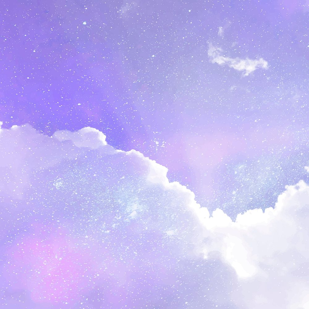 Cloud background, dreamy celestial design vector