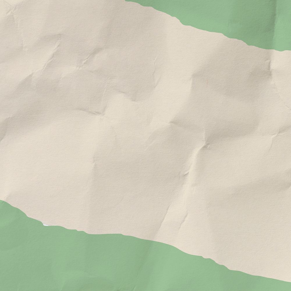 Crumpled paper background, green border design