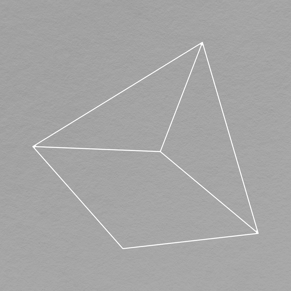 Pyramid collage element, geometric design